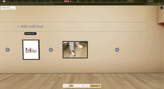 Add text to the walls